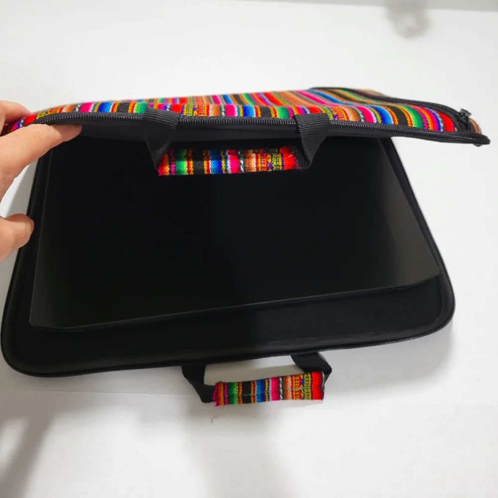 PERUVIAN Colorful Laptop Case Bag NWOT